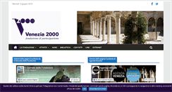 Desktop Screenshot of fondazionevenezia2000.org